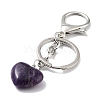 Natural Amethyst Keychain KEYC-M022-04C-2