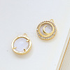 Brass Micro Pave Cubic Zirconia Pendants INS-PW0002-01C-1