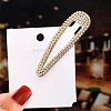 Crystal Rhinestone Snap Hair Clips for Girl PW-WGBA494-06-1