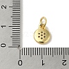 Brass Micro Pave Cubic Zirconia Charms KK-M283-25F-01-3