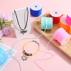 50M 10 Colors Hollow Pipe PVC Tubular Synthetic Rubber Cord RCOR-SC0001-02-4
