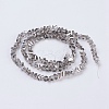 Electroplate Glass Beads Strands EGLA-J145-4mm-PL01-2