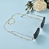 Star &  Moon Eyeglasses Chains AJEW-EH00084-5