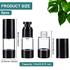 Empty Portable Plastic Airless Pump Bottles LS-MRMJ-WH0075-67A-2
