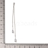 Brass Micro Pave Clear Cubic Zirconia Big Pendants KK-G510-07P-3