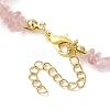 Cherry Quartz Glass Anklets AJEW-AN00592-05-4