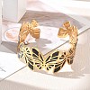 304 Stainless Steel Enamel Cuff Bangles for Women SA-CBAFD7D-01G-1