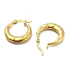 PVD Vacuum Plating 304 Stainless Steel Hoop Earrings for Women EJEW-Q772-12G-2