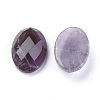 Natural Amethyst Cabochons X-G-G760-A09-2