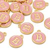 Golden Plated Alloy Enamel Charms X-ENAM-S118-07B-4