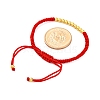 Polyester Cord Braided Bead Bracelets for Women BJEW-L698-04G-01-5