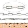 Titanium Steel Oval Paperclip Chains CHS-G040-01A-P-3