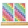 4 Bags Heart Pattern DIY Paper Picture Stickers AJEW-FS0001-17-5