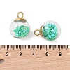 Glass Round Pendants GLAA-P063-01G-06-3