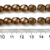 Electroplated Non-Magnetic Synthetic Hematite Beads Strands G-P518-05H-01-4