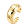 Brass Open Cuff Rings for Women RJEW-D016-08G-3