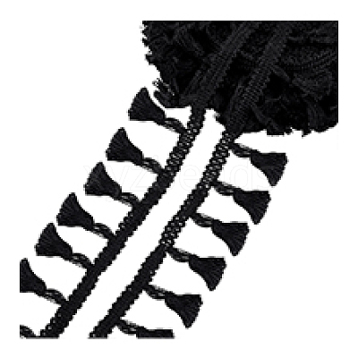 Cotton Fringe Lace Trim Ribbon OCOR-WH0105-008B-1