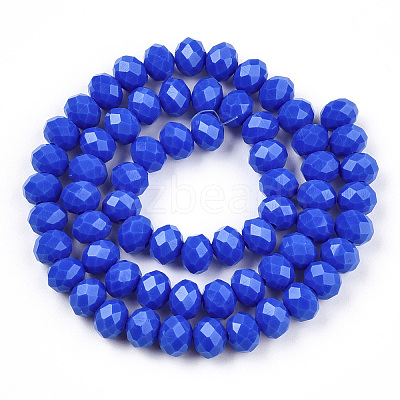 Opaque Solid Color Glass Beads Strands EGLA-A034-P3mm-D32-1