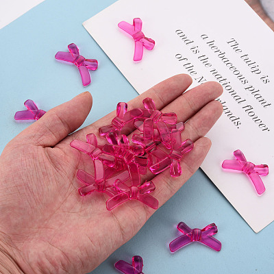 Transparent Acrylic Beads TACR-S154-55B-906-1