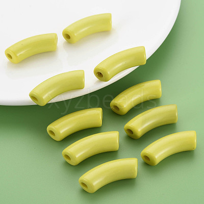 Opaque Acrylic Beads MACR-S372-001B-13-0648-1