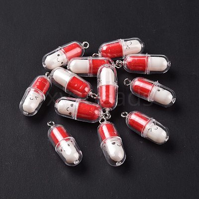 Translucent Plastic Pendants LS-KY-L006-29A-1