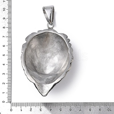 304 Stainless Steel Big Pendants STAS-F333-01AS-1