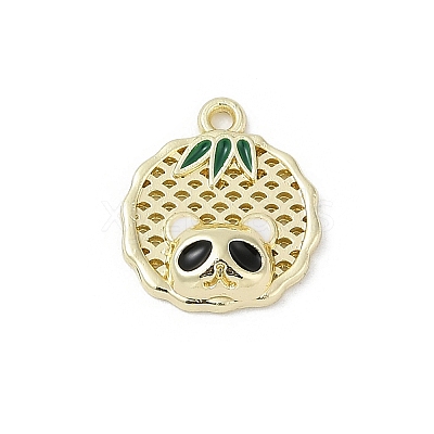Alloy Enamel Charms PALLOY-R151-22G-1