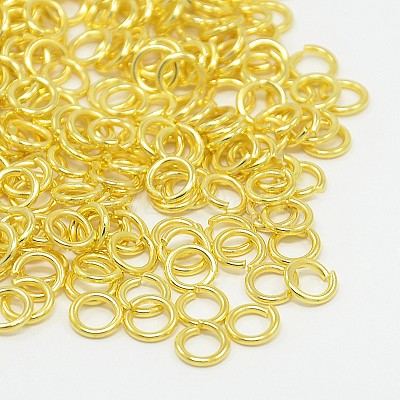 Brass Open Jump Rings J0CPE014-1