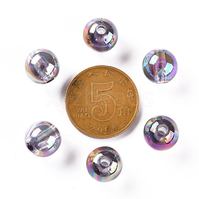 Transparent Acrylic Beads MACR-S370-B10mm-769-1