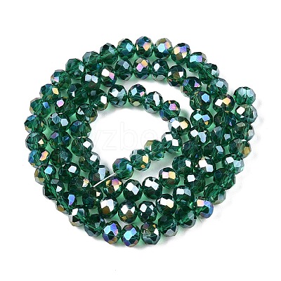 Electroplate Glass Beads Strands LS-EGLA-A044-T6mm-B18-1