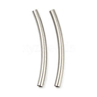 Non-Tarnish 304 Stainless Steel Tube Beads STAS-B047-27G-P-1