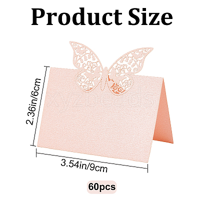 Paper Table Place Cards AJEW-WH0270-55A-1