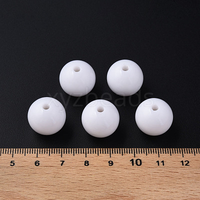 Opaque Acrylic Beads X-MACR-S370-C16mm-01-1