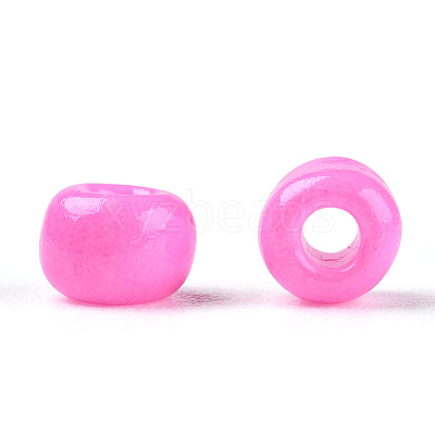 6/0 Baking Paint Glass Seed Beads X-SEED-S003-K2-1