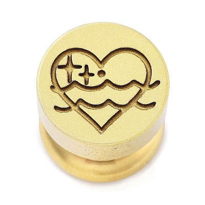 Constellation Golden Tone Wax Seal Brass Stamp Heads STAM-P002-02G-10-1