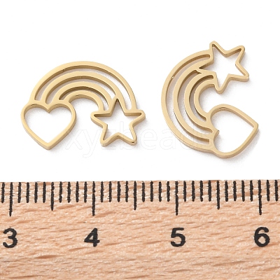 Ion Plating(IP) 304 Stainless Steel Cabochons STAS-Q333-26G-1