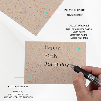 Eco-friendly Paper Greeting Card DIY-WH20002-619A-12-1