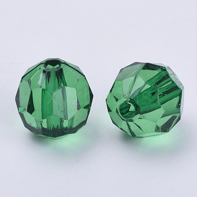 Transparent Acrylic Beads X-TACR-Q257-10mm-V17-1
