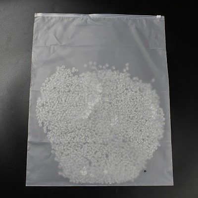 Transparent PE Jewelry Zip Top Storage Bags ABAG-H114-01C-1