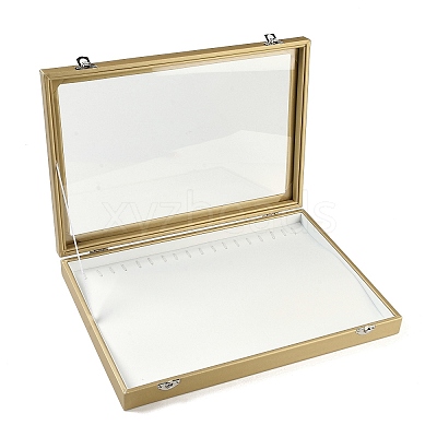 Imitation Leather Jewelry Necklace Display Boxes CON-G023-07A-1