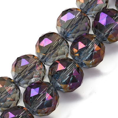 Electroplate Glass Bead Strands EGLA-J140-FR01-14mm-1