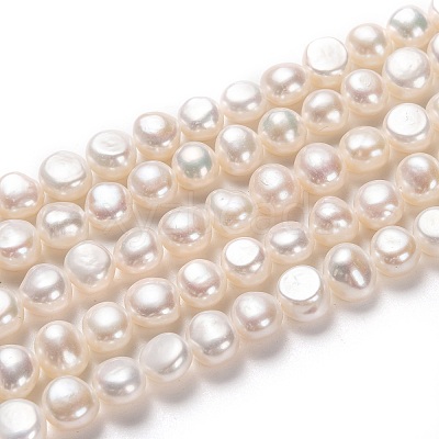 Natural Cultured Freshwater Pearl Beads Strands PEAR-L033-52-01-1