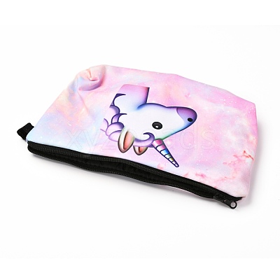 Polyester Tarp Zip Cosmetic Pouches ABAG-G010-03E-1