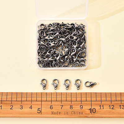 Zinc Alloy Lobster Claw Clasps PALLOY-YW0001-12B-1
