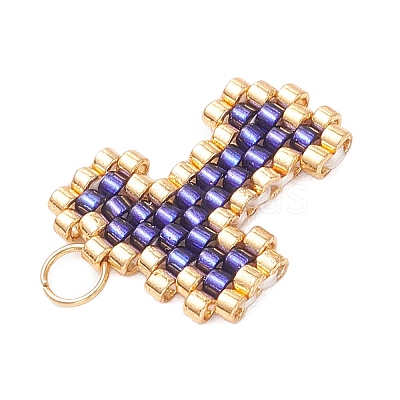 Handmade MIYUKI Seed Beads PALLOY-MZ00867-20-1