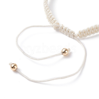 Chakra Nylon Cord Braided Bead Bracelets Set BJEW-JB07251-1