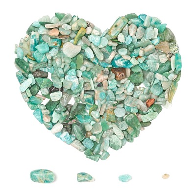 Natural Amazonite Chip Beads G-FS0001-16-1