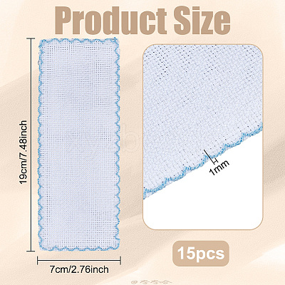 Cotton Bookmarks for Cross Stitch Making LS-DIY-WH0759-27A-1