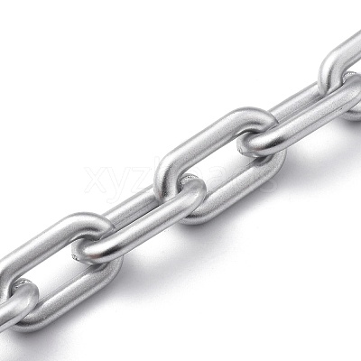 Handmade Spray Painted CCB Plastic Cable Chains AJEW-JB00729-03-1