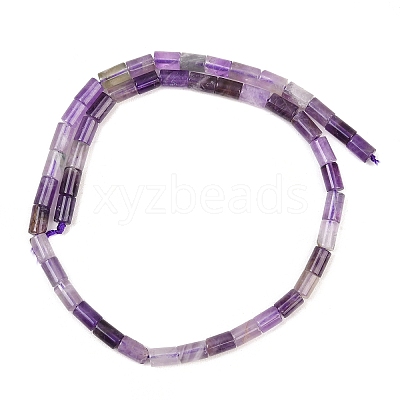 Natural Banded Amethyst Beads Strands G-F832-B04-01B-1